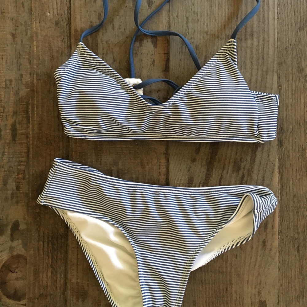 Target Striped Bikini Set